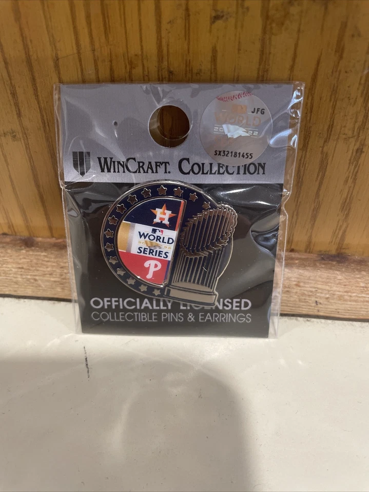 Значок 2022 MLB World Series 🔥 Houston Astros vs Philadelphia Phillies официальный - Изображение 1 из 1