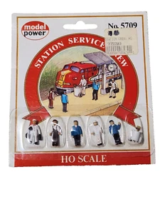 Model Power HO Scale Station Service Crew No. 5709 NEW * - Picture 1 of 2