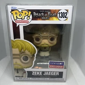 Funko Pop Zeke Jaeger #1302 AOT Temporada Final Funimation Exclusivo con Protector - Imagen 1 de 6