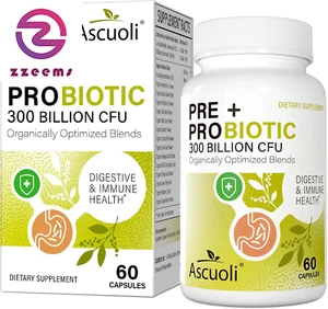 Probiotics for Women & Men - 300 Billion CFU, 22 Strains Probiotics + 15 Organic - Picture 1 of 12