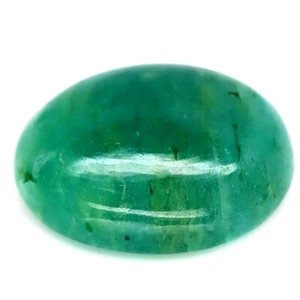 Shola Real 13.34 Ct Natural Green Emerald From Zambia - Picture 1 of 3