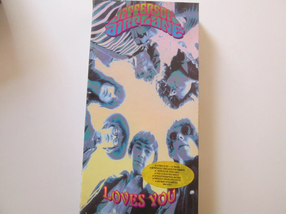 Jefferson Airplane: Jefferson Airplane Loves You. 3CD-Box, RCA, Europe 1992 - Bild 1 von 4