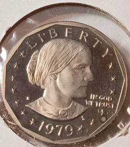 1979 Susan B Anthony Dollar, pieno di marchio di zecca. - Foto 1 di 4