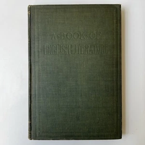 A Book of English Literature Vol. 1 Snyder & Martin 1919 HC Macmillan Classic - Bild 1 von 19