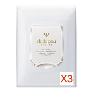 【Set of 3】 Cle de Peau Beaute Lingettes Demaquillantes Cleaning Sheet 50 Sheets - Picture 1 of 3