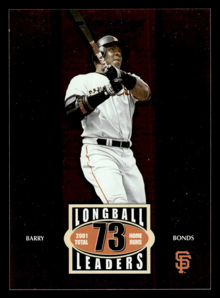 2002 Donruss #LL-1 Barry Bonds Longball Leaders #/1000 - Image 1 of 2