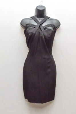 Vintage Roberta womens dress black XS+ 80s - Image 1 of 4