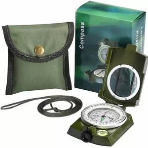 Pocket Compass Professional Military Army Geology Camouflage Color multifunction - Picture 1 of 9