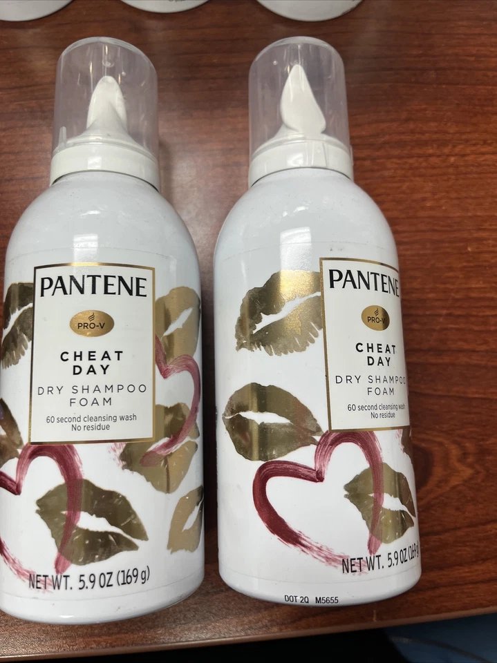 Pantene Champú Seco Espuma Truco Día 60 Segundos Sin Residuos Pro V 5.9 OZ LOTE DE 2 Foto 1 de 2