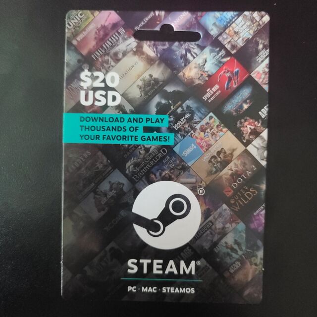 Steam $50.00 Physical Gift Card, Valve