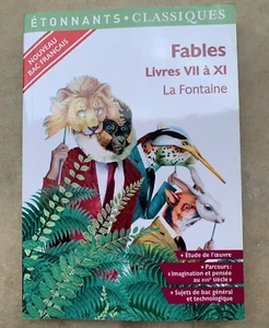 Fables Livres VII à XI de La Fontaine Etonnants Classiques Flammarion - Imagen 1 de 3