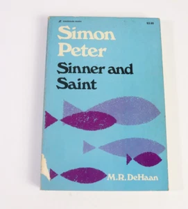 Simon Peter: Sinner And Saint M.R. De Haan Paperback 1978 - Imagen 1 de 7