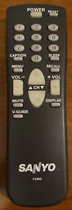 Sanyo FXMG Telecomando TV originale DS1339 AVM2509 testato Oem - Foto 1 di 1
