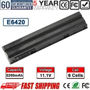 58Wh T54FJ E6420 Battery For Dell Latitude M5Y0X E5420 E6430 E6520 8858X NHXVW - Picture 1 of 11