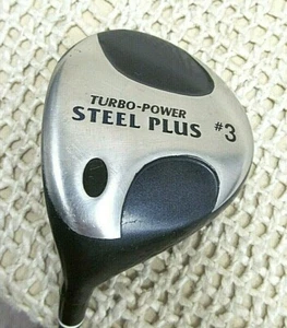 TURBO POWER Steel Plus Fairway 3 Wood 43" LEFT-HANDED ~ Reg Flex Graphite Shaft - Picture 1 of 9