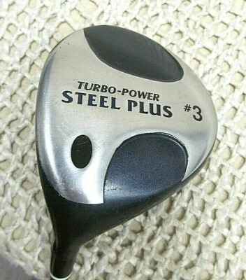 TURBO POWER Steel Plus Fairway 3 Wood 43" LEFT-HANDED ~ Reg Flex Graphite Shaft - Image 1 of 4