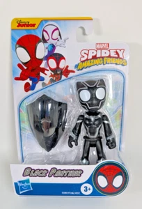 Spidey And His Amazing Friends Black Panther Hero Action Figure 4 In - Picture 1 of 2