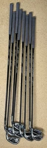 RH - Wilson C200 Flex face Iron Set 4,5,6,7,8,9,P,G Kuro Kage Graphite Flex S - Picture 1 of 6