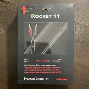Audioquest Rocket 11 Speaker Cable 5 Ft - Picture 1 of 5
