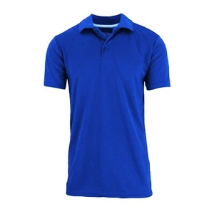 Men's Sport TAGLESS Moisture-Wicking Short Sleeve Polo Shirts ( Size S-3XL ) NWT - Picture 1 of 8