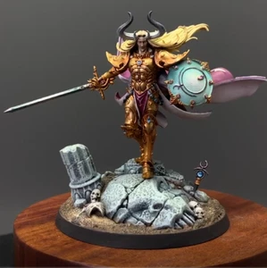 Figure gioco dipinte Sigvald Prince of Slaanesh Warhammer AOS Chaos prevendita - Foto 1 di 3
