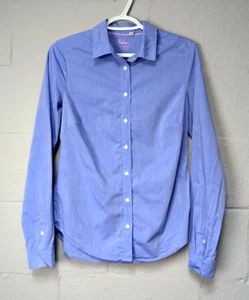 Camisa clásica Boden para mujer talla 6 abotonada manga larga azul carrera oficina - Imagen 1 de 6