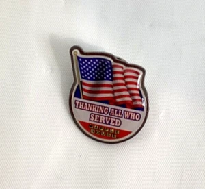 Waffle House Thanking All Who Served Pin Made in USA - Picture 1 of 4
