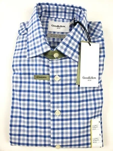 Men's Plaid Standard Fit Non-Iron Dress Long Sleeve Button-Down Shirt - SMALL - Picture 1 of 3