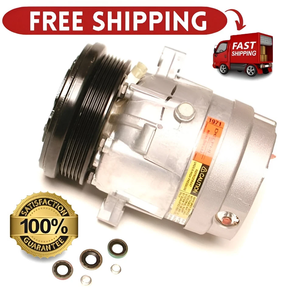 Delphi For 2000-2005 BUICK LESABRE New A/C Compressor CS20009 - Image 1 of 4