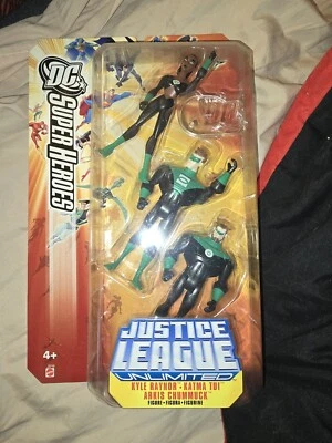 2006 JUSTICE LEAGUE UNLIMITED ~ 3 PACK ~ Kyle Raynor, Katma Tui & Arkis Chummuck - Image 1 of 4