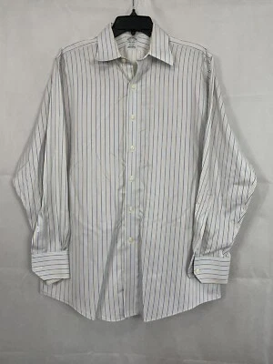 Brooks Brothers Regent Fit Button Down Dress Shirt Size 15 1/2 - 33 Striped - Image 1 of 4