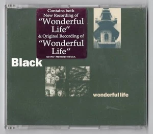 Black 2-track Promo-CD WONDERFUL LIFE © 1989 USA A&M Records CD 17742 near mint - Picture 1 of 2