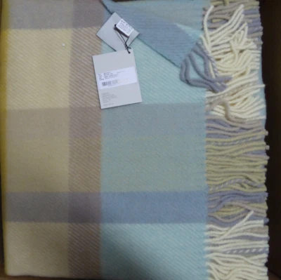 Decke LANEROSSI Delfina 2 Wolldecke mit Fransen, für Doppelbett 210x250cm - Bild 1 von 4