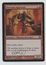 2012 Magic: The Gathering - Return to Ravnica Foil Minotaur Aggressor #100 00lh