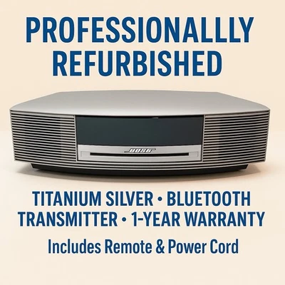 Bose Wave Radio CD Player AWRCC1 • Refurbished • Remote & Power Cord Included - Image 1 of 4