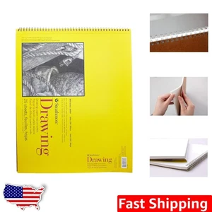14x17 Drawing Pad 50 Sheets Wire Bound Acid-Free Paper - Picture 1 of 6