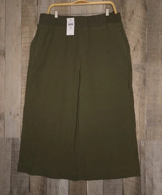 Calça J. Jill Loden tamanho pequeno perna inteira verde cropped nova - Imagem 1 de 4