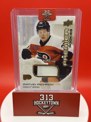 Matvei Michkov 2024-25 UD Premier GOLD Rookie Jersey /25 Philadelphia Flyers - Image 1 of 2