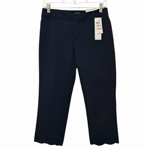 Pantalones capri Charter Club Petite para mujer calce clásico adelgazante azul intenso 2P nuevos - Imagen 1 de 17