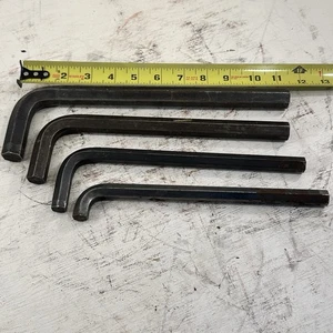 Lot Of (4) LARGE Allen Wrenches 19MM 17MM 14MM UNB USA Hand Tools - Picture 1 of 7
