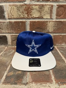 New Dallas Cowboys Star Snapback Hat Historic True Blue Retro Satin Cap Men OSFM - Picture 1 of 14