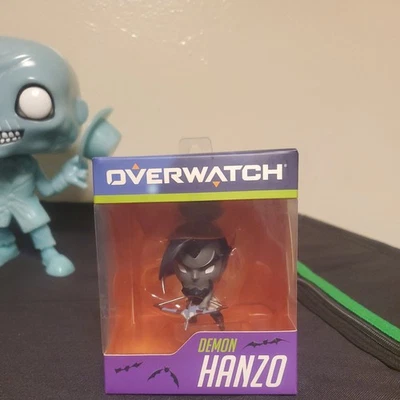 Nueva Linda Pero Mortal Overwatch Halloween Terror Demonio Hanzo Figura Vinilo FP20 Foto 1 de 3