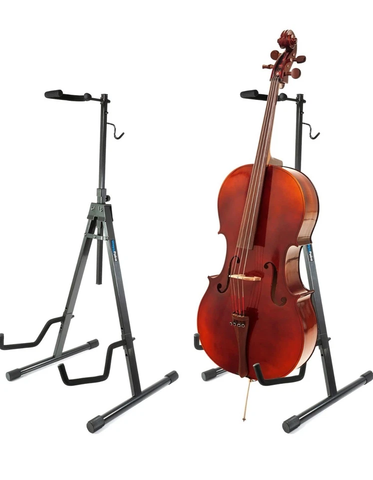CelloStand - Adjustable and Foldable with Hook for Bow - Compatible for Guitar - Image 1 of 4