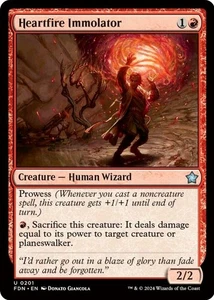 X 1 Heartfire Immolator NM-M Foundations FDN 201 MTG Magic The Gathering - Picture 1 of 2