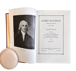 James Madison Secretary of State by Irving Brant 1953 Bobbs Merrill - Picture 1 of 9