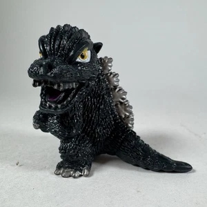 Godzilla Chibi Actionfigur 2" 2013 Black Silver Toho Co Bandai - Bild 1 von 10