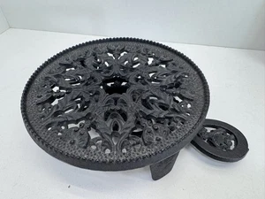 Stövchen Gusseisen Metall Warmhalteplatte Teewärmer Landhaus Windlicht #9204 - Bild 1 von 10