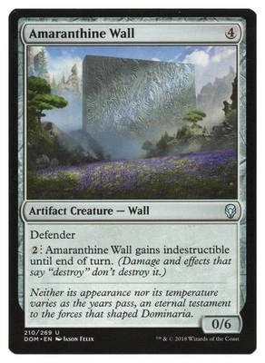 MTG Amaranthine Wall | #210 Dominaria | English - Image 1 of 2
