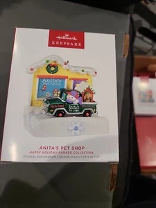 Hallmark 2023 ANITA'S PET SHOP Storytellers Keepsake Ornament - Picture 1 of 4
