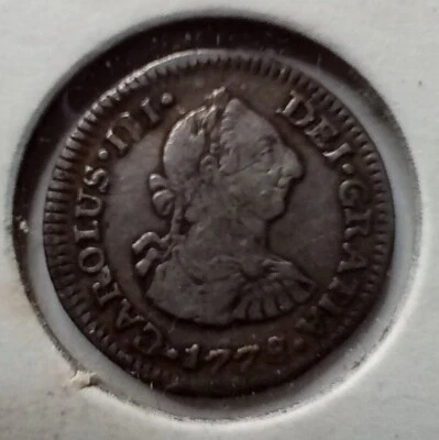 Mexico 1/2 REAL 1778 Mo FF - Image 1 of 3
